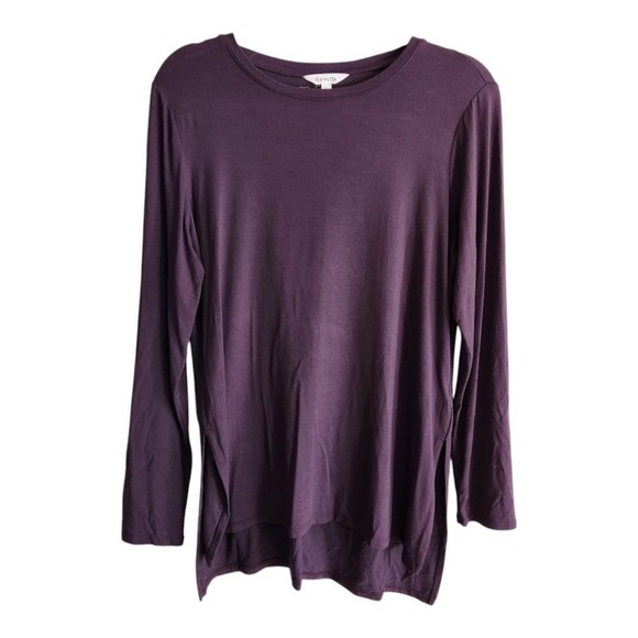 Athleta Longsleeve Purple Tee Athletic Wear Top Size Large - Picture 1 of 10